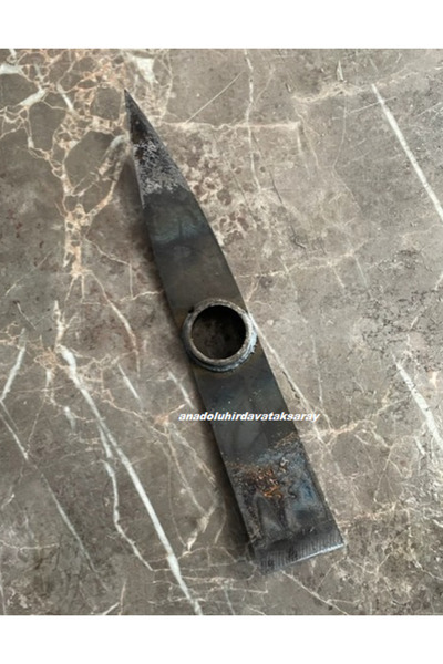 BK ÇELİK MADENCİ KAZMASI KALIN SİVRİ ÇAPA SİVRİ ÇİFT AGIZLI KAZI ÇAPASI 38CM