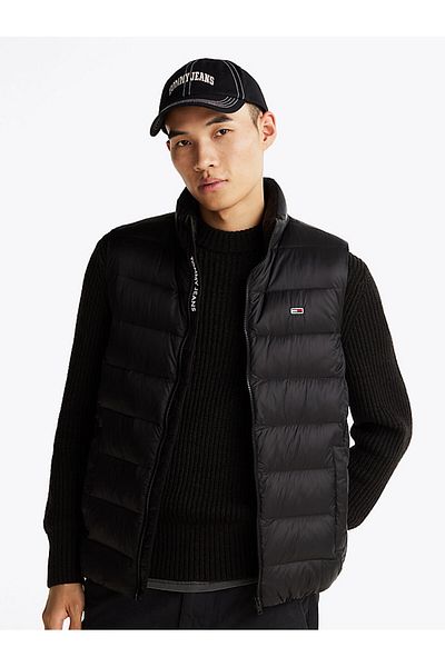 Tommy Hilfiger Чоловічий чорний жилет на блискавці Tommy Jeans