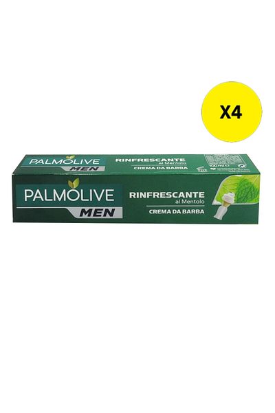 Palmolive X4 - PALMOLIVE SHAVING CREAM 100ML MENTHOL