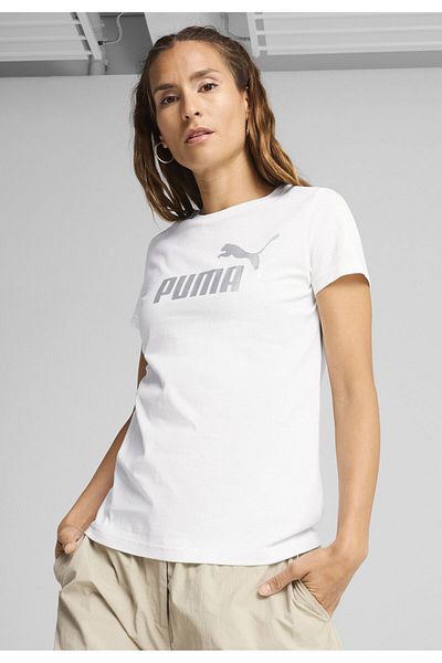 Puma ESS METALLIC Νο. 1 Λογότυπο Γυναικείο Μπλουζάκι