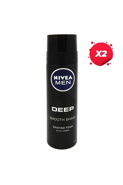NIVEA X2 - NIVEA FOAM RAS 200ML DEEP