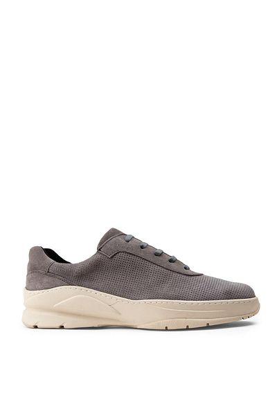 Deery Γνήσια ανδρικά παπούτσια Suede Grey Sneaker