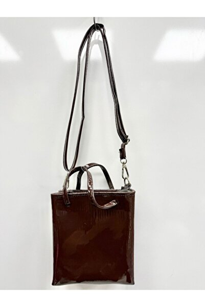 KOÇAK ÇANTA Γυναικεία λουστρίνι τσάντα ώμου μικρού μεγέθους