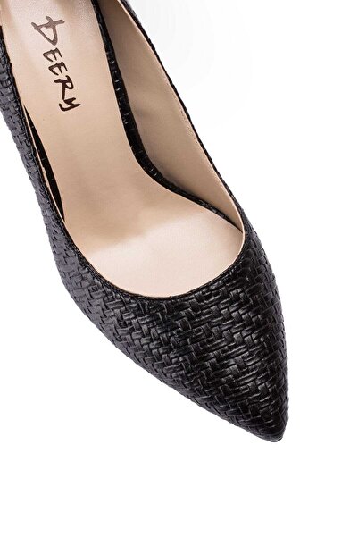 Deery Black Women's Classic Heeled Shoes 02029ZSYHM04