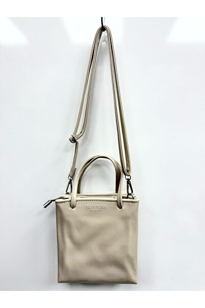 KOÇAK ÇANTA Γυναικεία λουστρίνι τσάντα ώμου μικρού μεγέθους