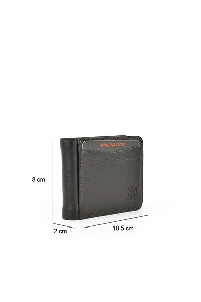 Ziya , Men's Genuine Leather Wallet 1519841 Zy310 Navy Blue