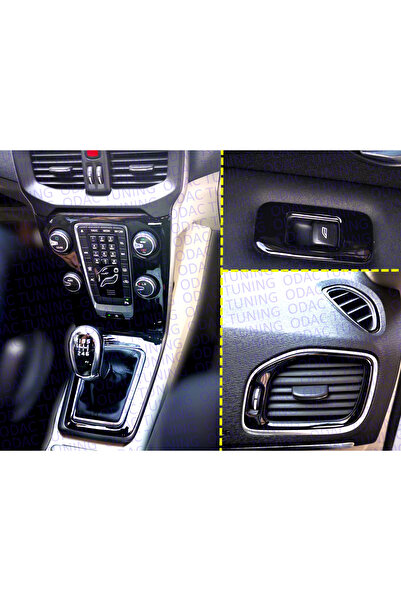 ODAC TUNING Volvo V40 Trim Kaplama Torpido, Konsol, Trim, Göğüs Kaplama Maun ...