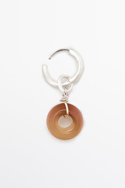 Massimo Dutti Taş halka küpe