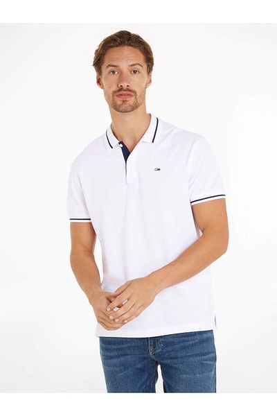 Tommy Hilfiger TJM ΕΛΑΣΤΙΚΟ ΠΟΛΟ ΜΕ ΜΥΤΕΣ