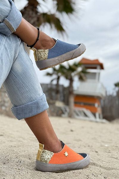 Güneşkızı Guki35 Women's Multi Daily Comfortable Vegan Precious Sneaker