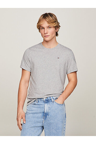 Tommy Hilfiger Erkek Bisiklet Yaka T-Shirt