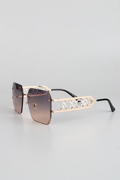 Max Polo Gold Gradient UV400 Filter Women's Sunglasses G24mp1475r04
