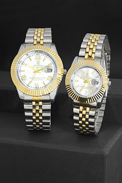 Zzla 2 Li Lover Set Stainless Ipc Plating Luxury Sport Metal Men Wrist Watch ...