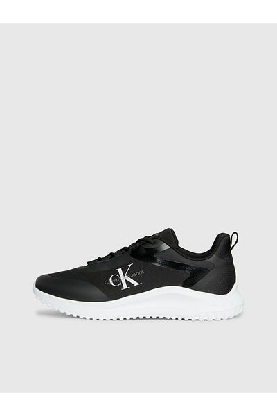 Calvin Klein Calvin Klein Men Black & Bright White Eva Runner Low Sneakers