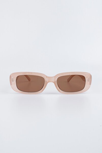 By Marine Women's Beige UV 400 Protected Sunglasses 23ft3583br06