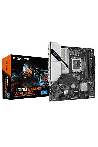 Gigabyte Placa de baza GIGABYTE H610M GAMING WIFI DDR4, Intel H610, LGA 1700, mATX