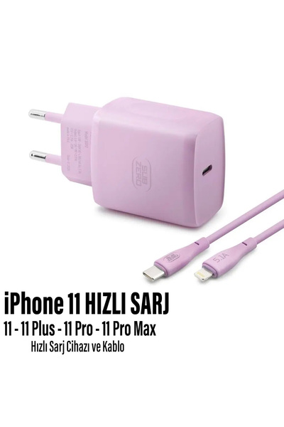EXENAR iPhone 11 Uyumlu Şarj Aleti HIZLI PD Şarj Cihazı Apple iPhone 11 Pro 11 Plus 11 Pro Max 25W HIZLI