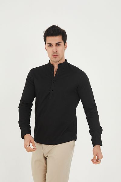 jack carisma ΑΝΔΡΙΚΟ ΠΟΥΚΑΜΙΣΟ ΜΙΣΟ ΠΑΤ ΚΟΛΑΡ Lycra SLIM FIT