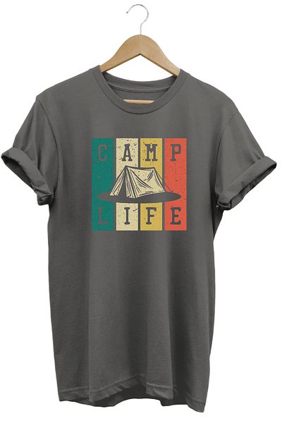 remonz Camp Life Camp Life εμπριμέ μπλουζάκι 100% βαμβάκι