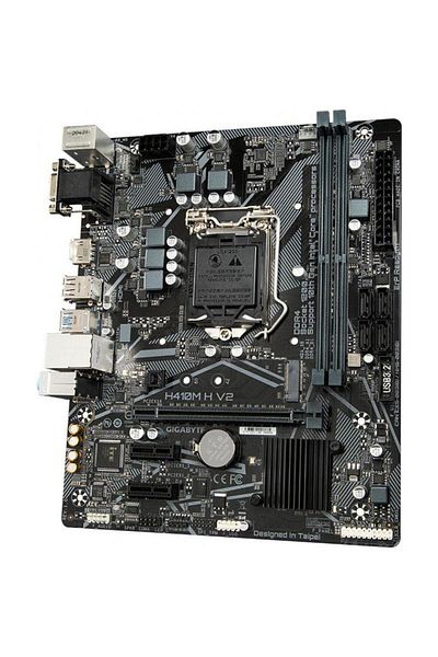 Gigabyte Placa de baza Gigabyte H410M H V2, Intel H410, LGA 1200, mATX
