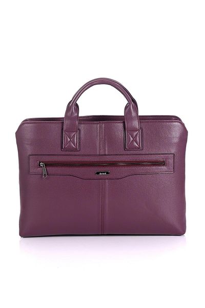 DERİEND Servietă de calitate superioară pentru laptop cu compartiment violet