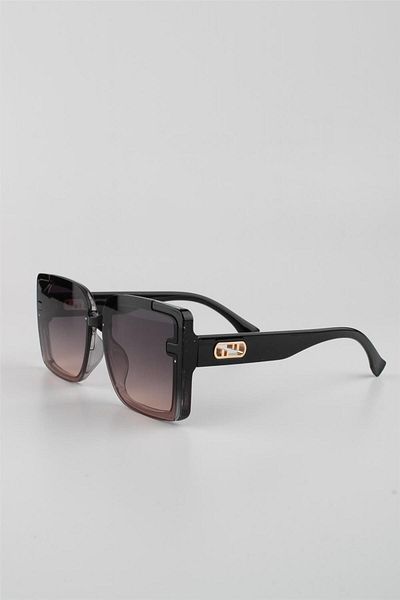 La Viva Women's Sunglasses - Black Gold Gradient, Uv400 Filter, G24Lvs3306R06