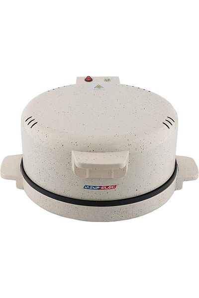 ALSAIF Electric Bread/roti/tortilla And Pizza Maker Stainless Steel Tube, Non-stick Coating, 1800w, White