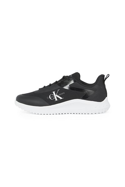 Calvin Klein Calvin Klein Men Black & Bright White Eva Runner Low Sneakers