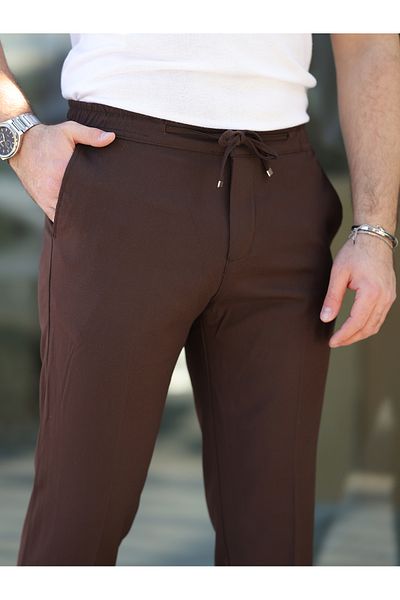 BASEL.CO Παντελόνι Jogger Lycra Slim Fit