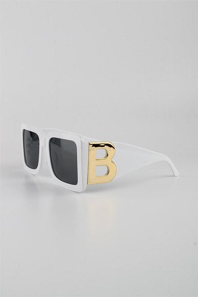 By Marine White Uv400 Filter Women's Sunglasses G24Ft6R03