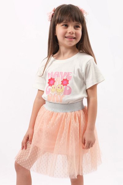LOGO AKSESUAR Set tutu dublu pentru fete Have A Good Day