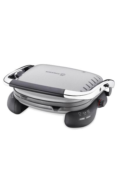 KORKMAZ Castron Toaster M.Gray/Chrome