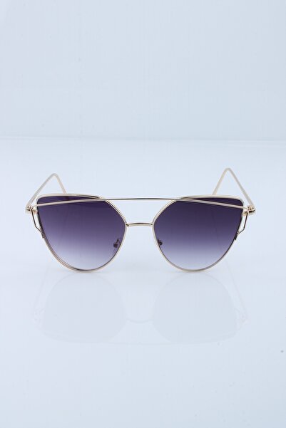 Silvio Monetti نظارة شمسية نسائية سوداء UV400 Mrt22sm26153