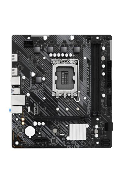 ASROCK Placa de baza ASRock H610M-H2/M.2 D5, Intel H610, LGA 1700, mATX