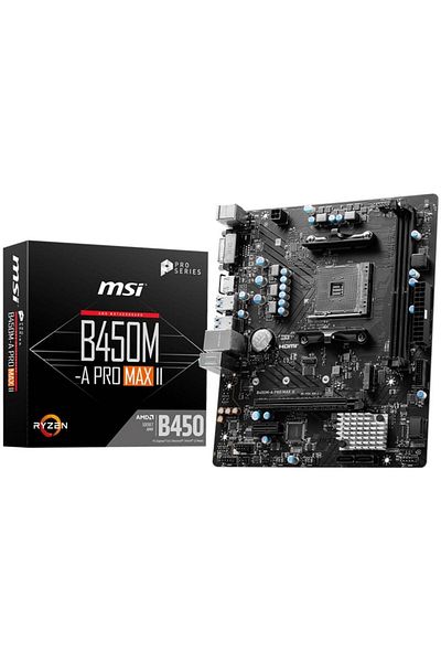MSI MSI B450M-A PRO MAX II motherboard, Socket AM4