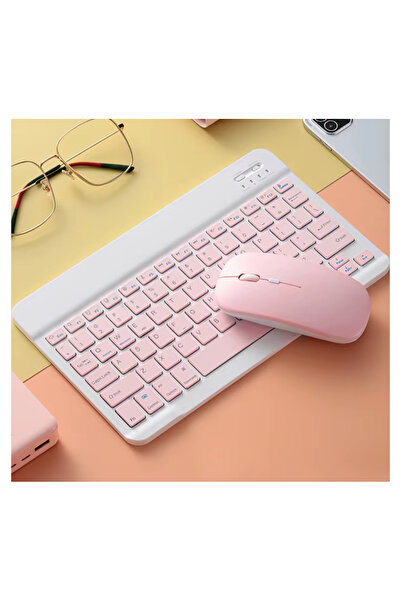 DÜNYA AKSESUAR Mini taşınabilir kablosuz klavye fare tablet dizüstü akıllı telefon bluetooth wireless