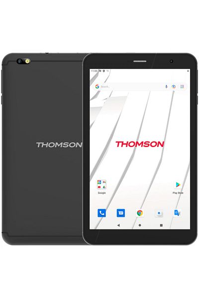 THOMSON Tabletă TEO8 LTE, HD de 8 inchi, Quad-Core, 2 GB RAM, 32 GB ROM, 4G, Android 13Go, negru