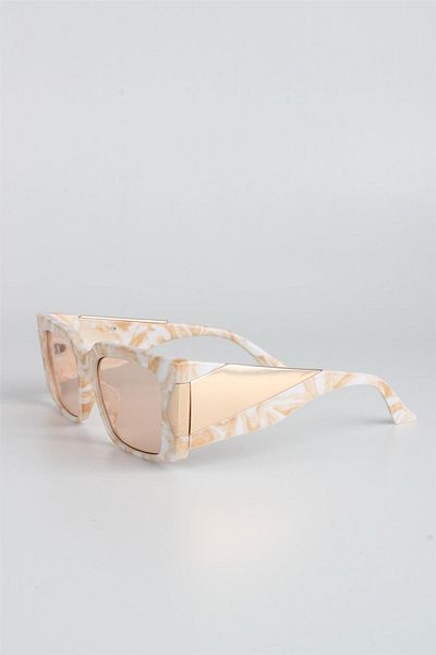 Max Polo Beige Matte Uv400 Filter Women's Sunglasses G24mps3207r06