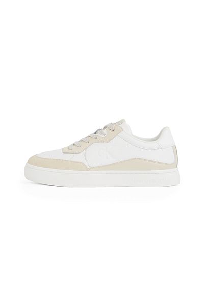 Calvin Klein Calvin Klein Men Bright White & Turtle Dove Classic Cupsole Mg Wn Sneakers