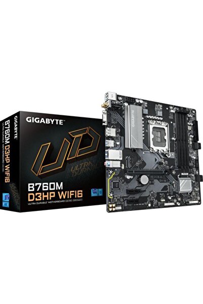Gigabyte Πλαίσιο βάσης GIGABYTE B760M D3HP WIFI6, DDR5, Intel B760, LGA 1700, mATX