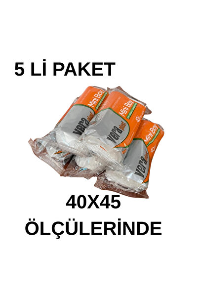 BYBKURUMSAL TvA Mini boy çöp poşeti 40x45 (5 li paket) 40 lı