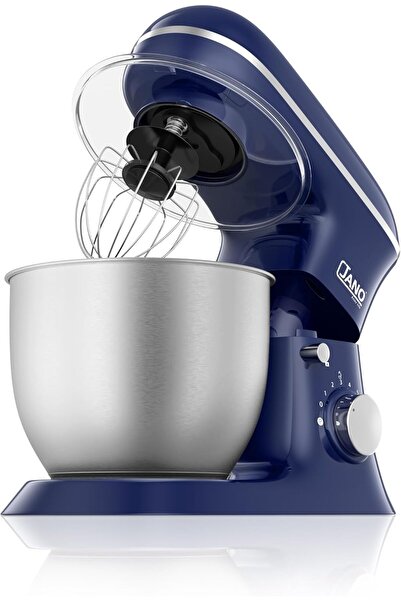 JANO 1300W Stand Mixer, 8-Speed with Pulse, 5L Removable Stainless Steel Bowl, Navy Blue (Model JN02