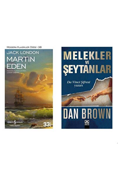 TÜRKİYE İŞ BANKASI KÜLTÜR YAYINLARI Martin Eden - Jack London - Melekler ve Şeytanlar - Dan Brown