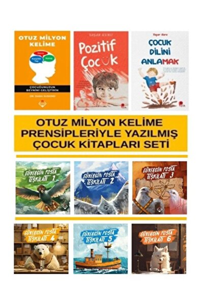 Buzdağı Yayınevi Set 30 Milyon Kelime - Pozitik Çocuk - Çocuk Dilini Anlamak Güvercin Posta Teşkilatı 6 Kitap