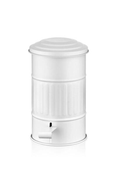 Genel Markalar The Mia Banyo Için Çöp Kovası Beyaz 5 Litre