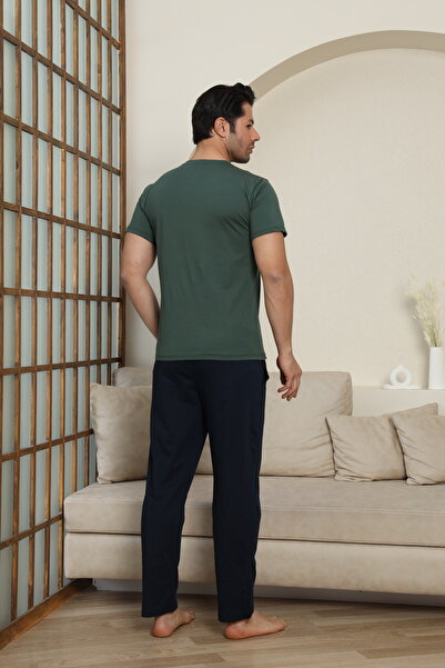 LİLA İÇ GİYİM ERKEK PENYE PIJAMA TAKIMI