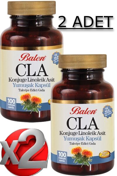 Balen 2 Adet CLA (Konjuge Linoleik Asit) Yumuşak Kapsül