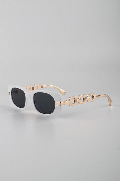 La Viva White Matte Uv400 Filter Women's Sunglasses G24Lvs3328R05
