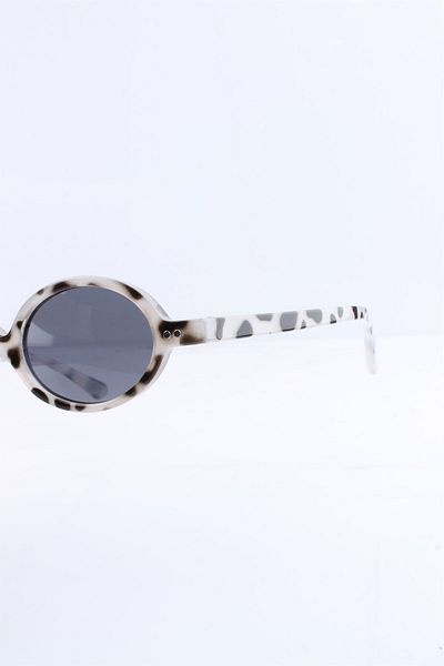 Silvio Monetti Unisex White Leopard Uv400 Sunglasses Silvio Monettı - 3sm5928r006