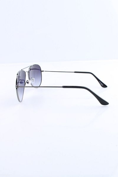Silvio Monetti Children's Organic Glass Uv400 Black Gun Boy Sunglasses 3smcb031r004